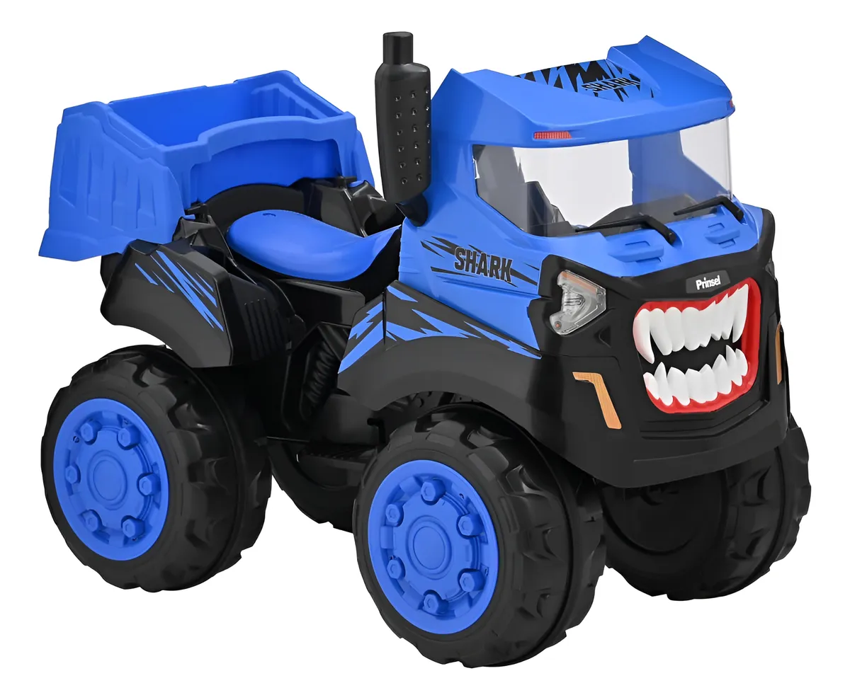 Foto 1 | Camión Montable Eléctrico Prinsel Monster Ghost 12v Azul
