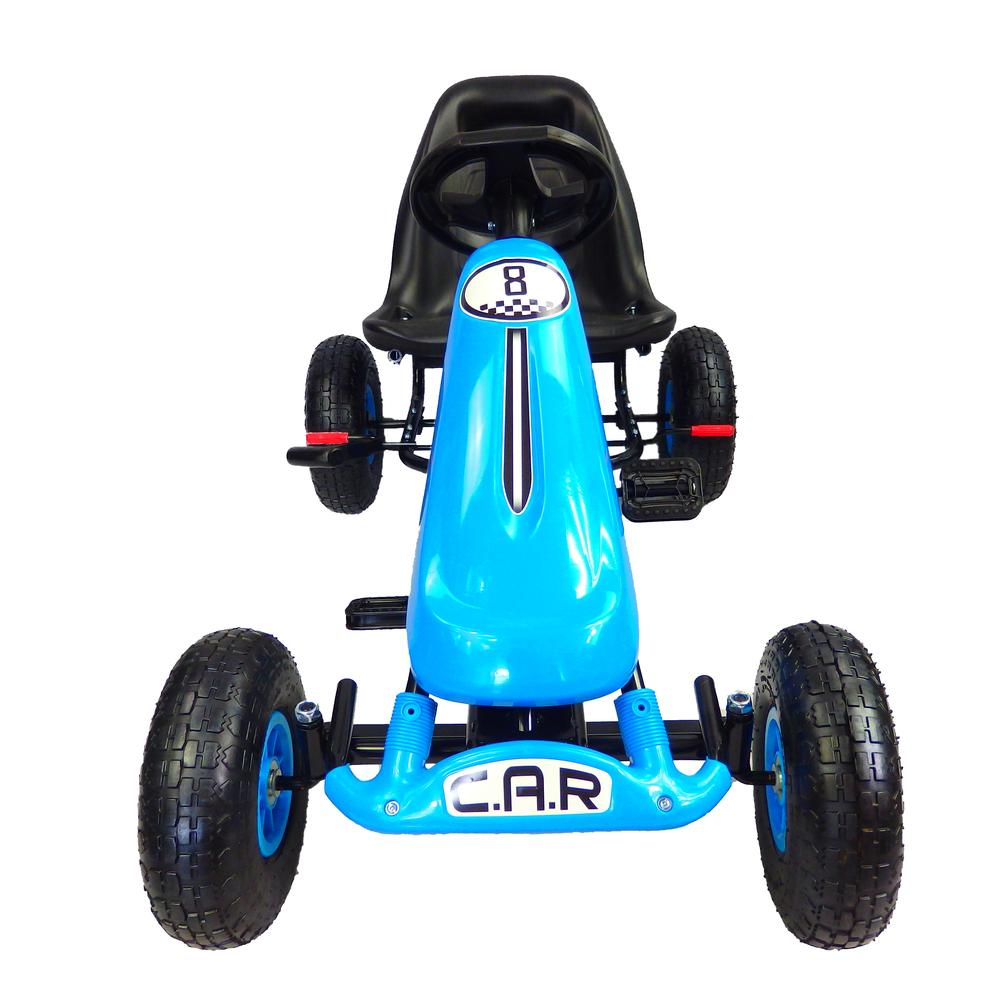 Foto 3 pulgar | Go Kart para Niños con Pedales y Llantas de Aire Hasta 45 Kg Generica color Azul