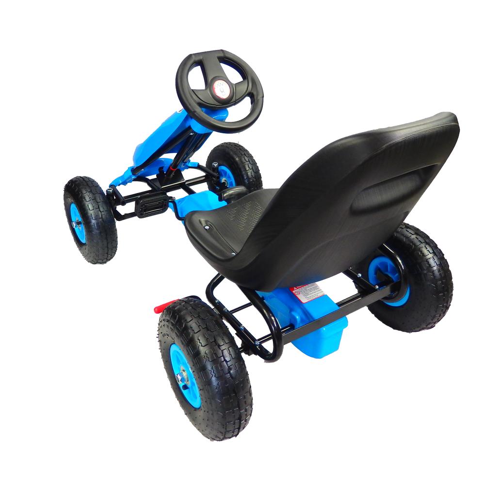 Foto 4 pulgar | Go Kart para Niños con Pedales y Llantas de Aire Hasta 45 Kg Generica color Azul