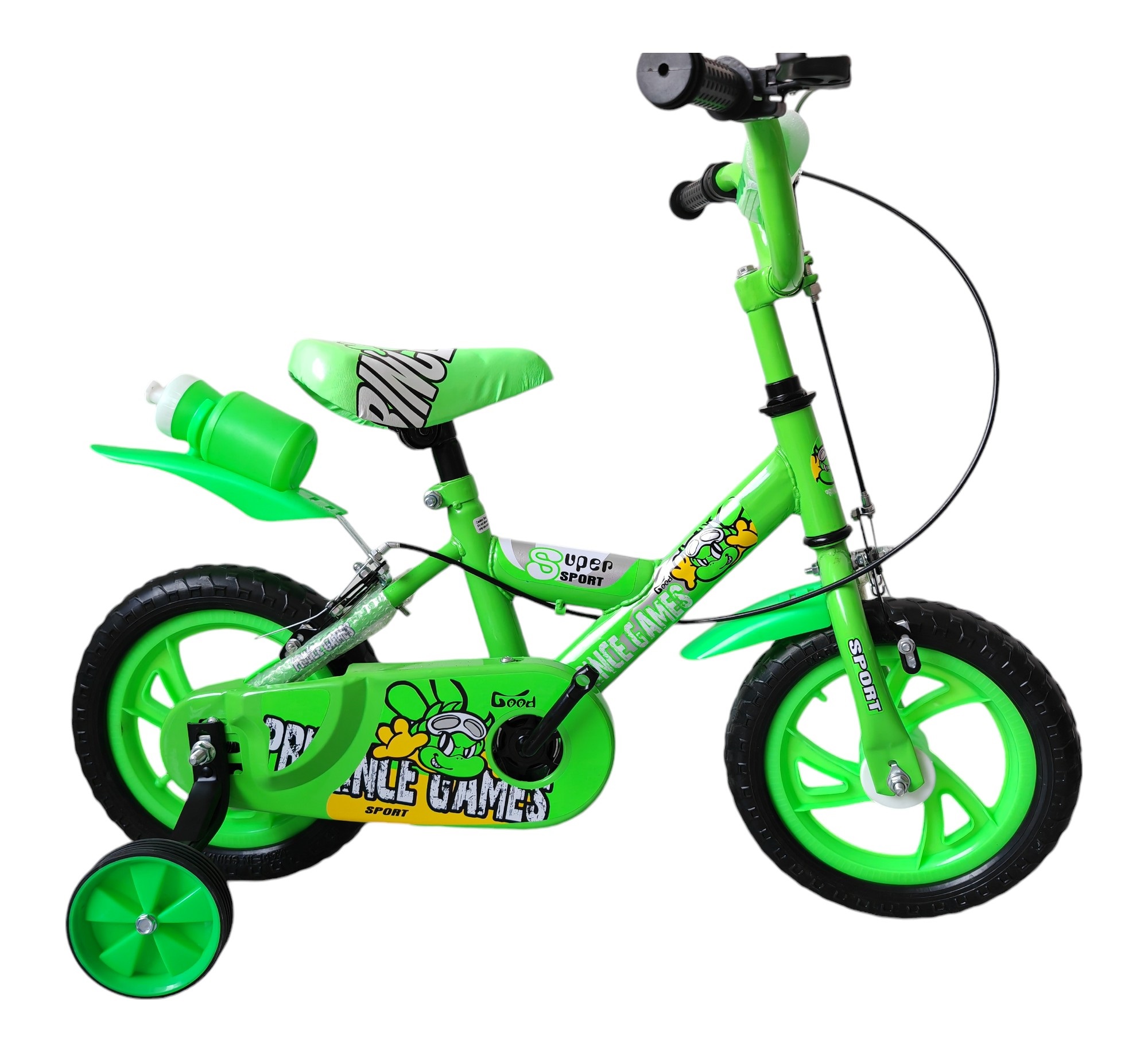 Bicicleta Entrenadora De Niños Aeiou Qk-21 R12 Portabotella