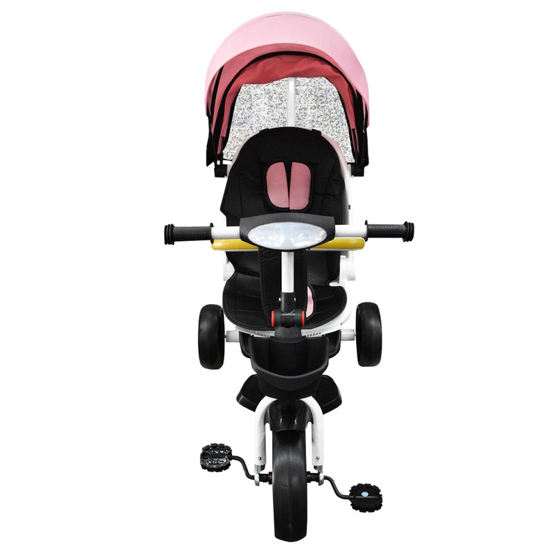 Triciclo Infantil con Asiento de 360º Generico Rosa