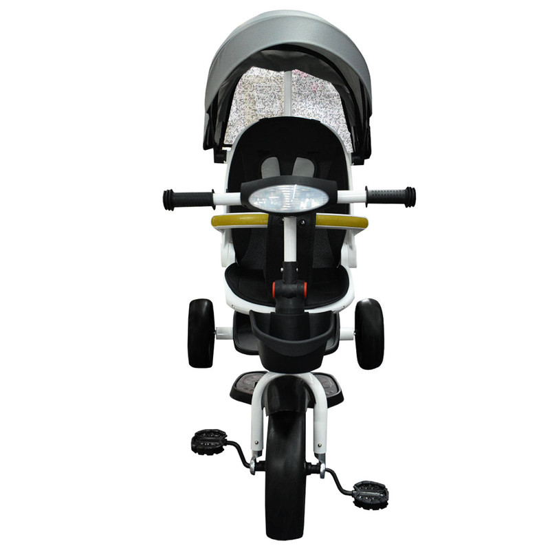 Foto 1 | Triciclo Infantil con Asiento 360º y Diseño Funcional  Gris