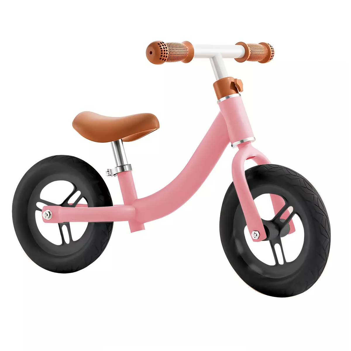 Bicicleta De Equilibrio Sin Pedales Entrenadora Para Niños Eo Safe Imports Esi-15407 Rosa