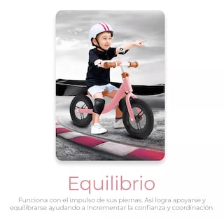 Foto 3 | Bicicleta De Equilibrio Sin Pedales Entrenadora Para Niños Eo Safe Imports Esi-15407 Rosa