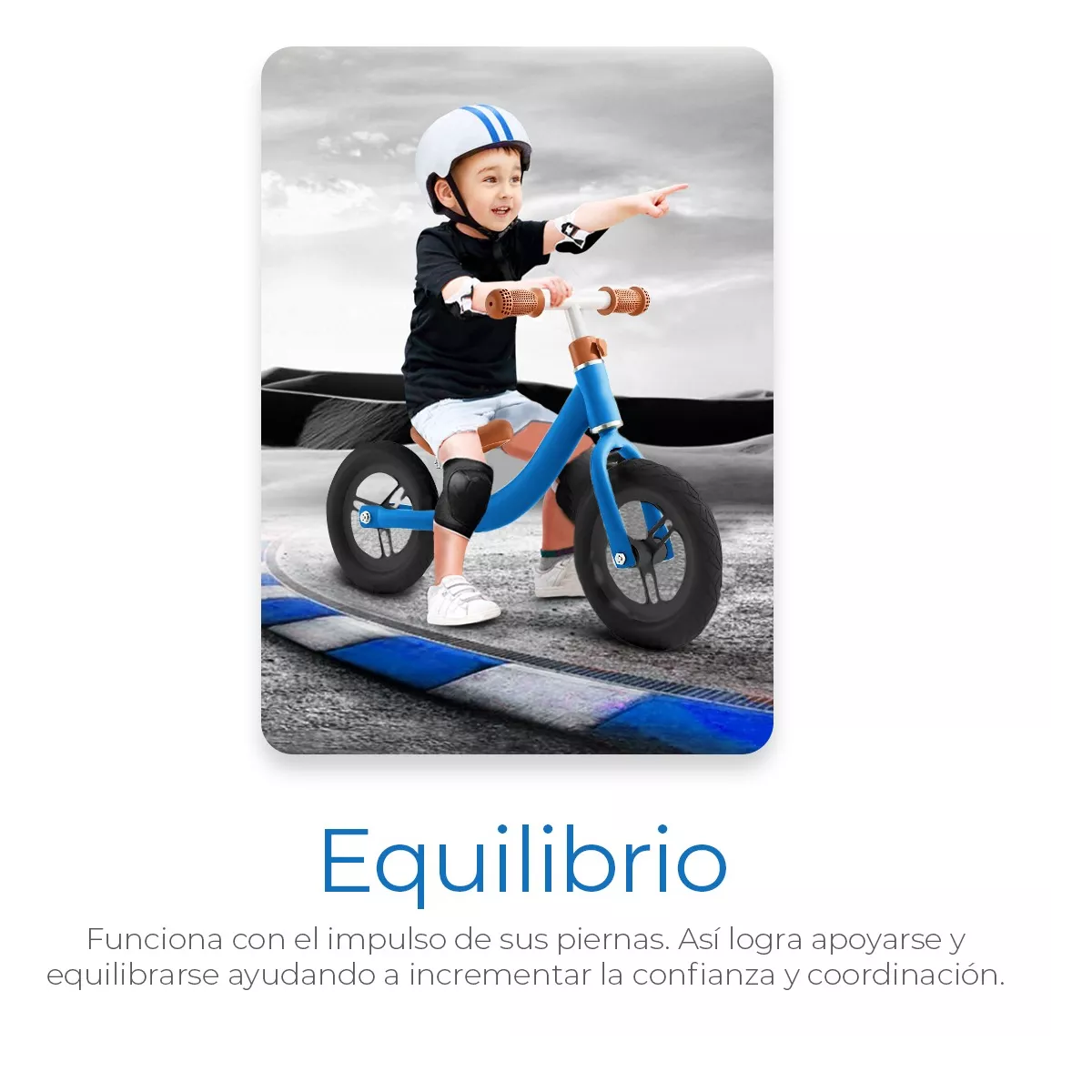 Foto 4 pulgar | Bicicleta De Equilibrio Sin Pedales Entrenadora Para Niños Eo Safe Imports Esi-15406 Azul