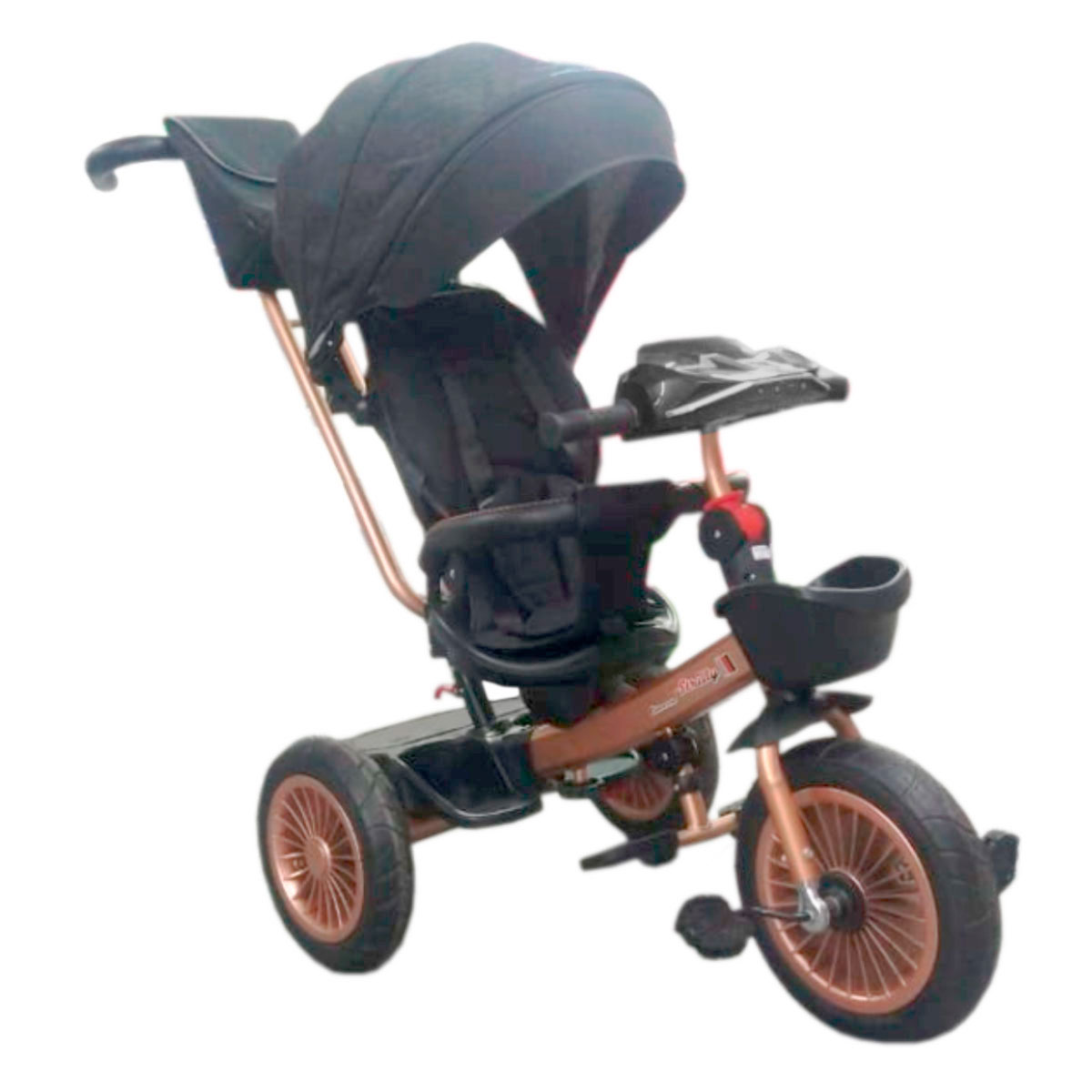 Foto 4 pulgar | Triciclo Infantil don Asiento Reclinable Gris