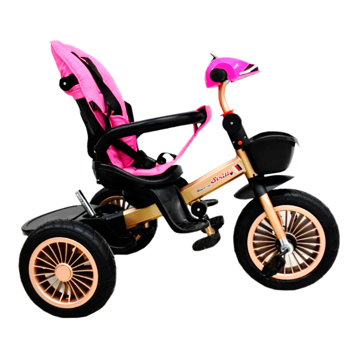 Foto 3 pulgar | Triciclo Infantil con Asiento Reclinable Rosa