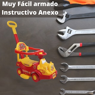 Foto 4 | Carrito Montable Promeyco Bombero 3 En 1