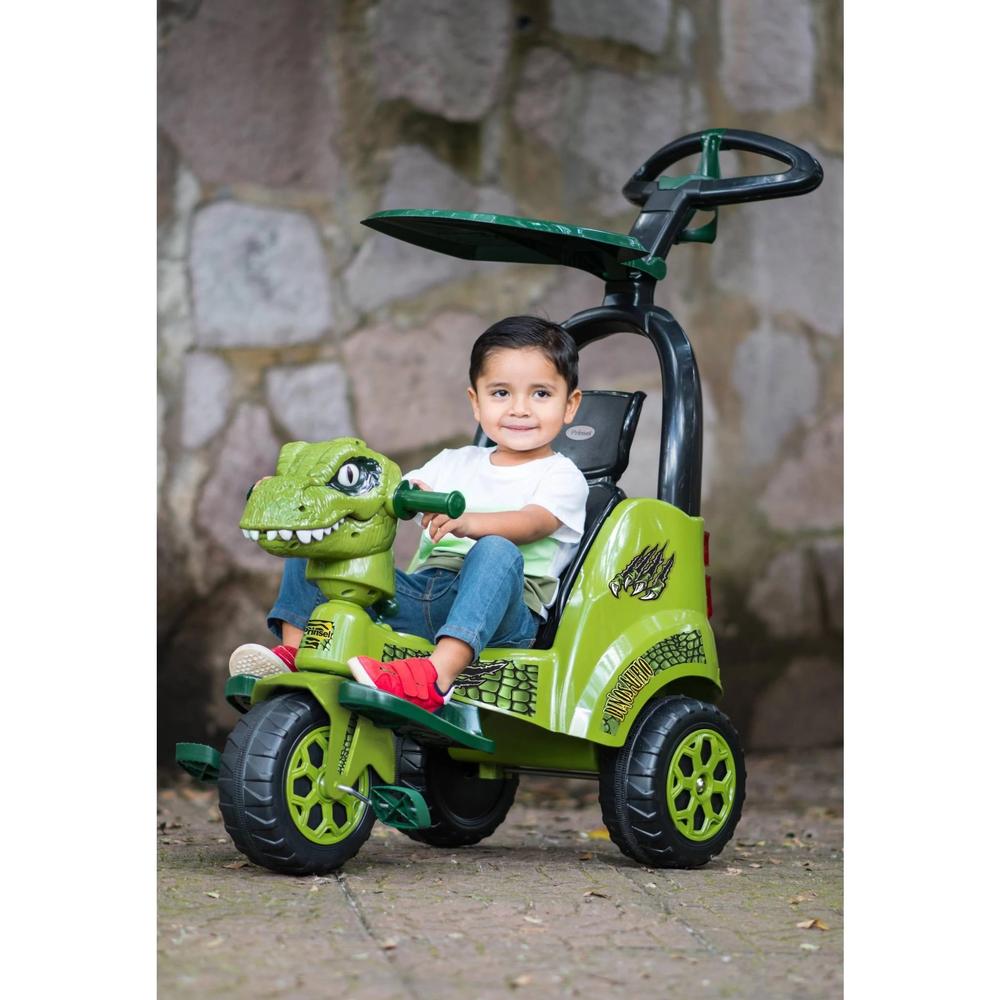 Foto 2 | Triciclo Montable Infantil Prinsel con y sin Empuje Dinosaurio