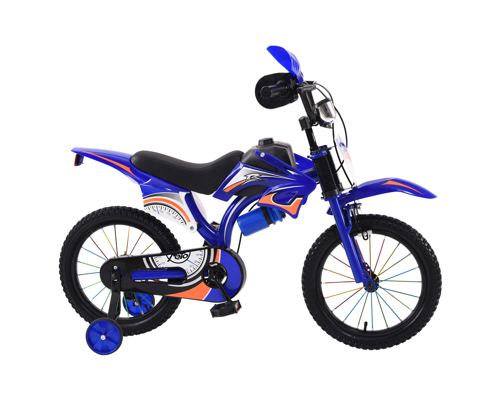 Bicicleta Motocross De Entrenmiento R16 Infantil Basitex Azul