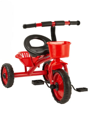 Foto 2 pulgar | Triciclo Bicicleta Para Niños Infantil Cesta Cajuela