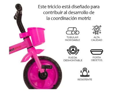Foto 5 pulgar | Triciclo Arizona Rosa
