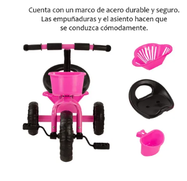 Foto 5 | Triciclo Arizona Rosa