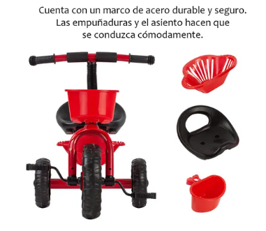 Foto 2 | Triciclo Infantil Rojo