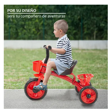 Foto 5 | Triciclo Infantil Rojo