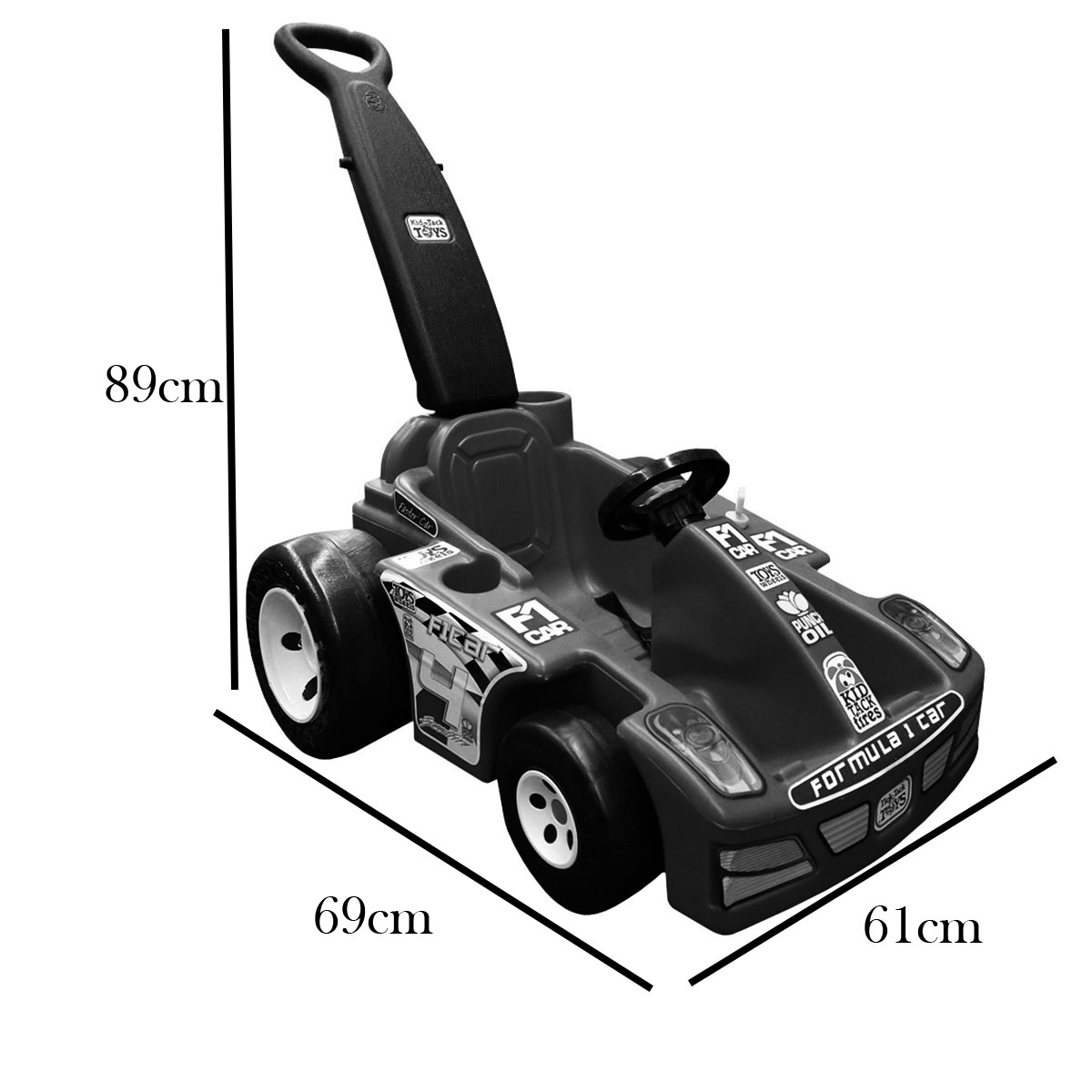 Foto 4 | Montable Tick Tack Formula F-1 Negro Checo Pérez