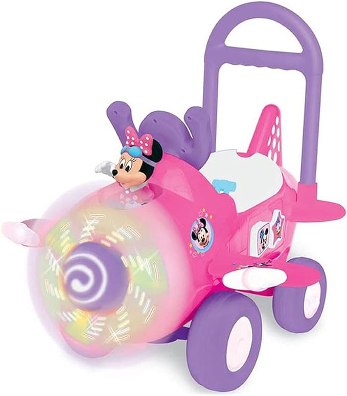 Avión de Carrito Kiddieland Multicolor para Bebé de Minnie Mouse con Luces y Sonidos