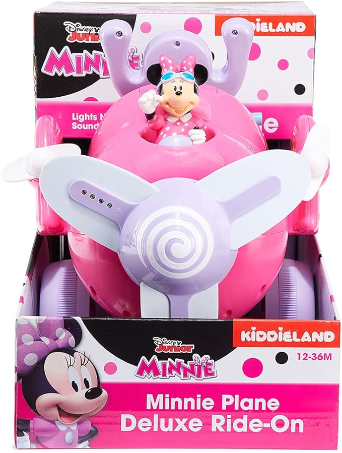 Foto 2 | Avión de Carrito Kiddieland Multicolor para Bebé de Minnie Mouse con Luces y Sonidos