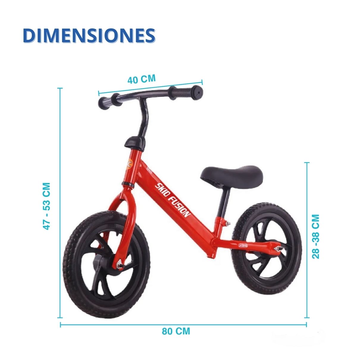 Foto 5 | Bicicleta de Equilibrio Yei color Rojo