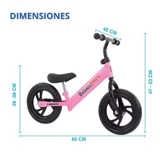 Foto 5 | Bicicleta de Equilibrio Yei color Rosa