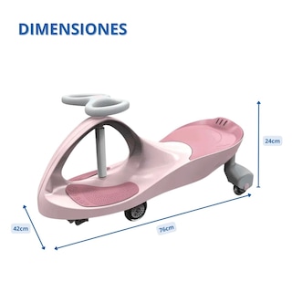 Foto 5 | Montable Yei Yei-cm01pk-wiggle tipo Helicóptero Rosa