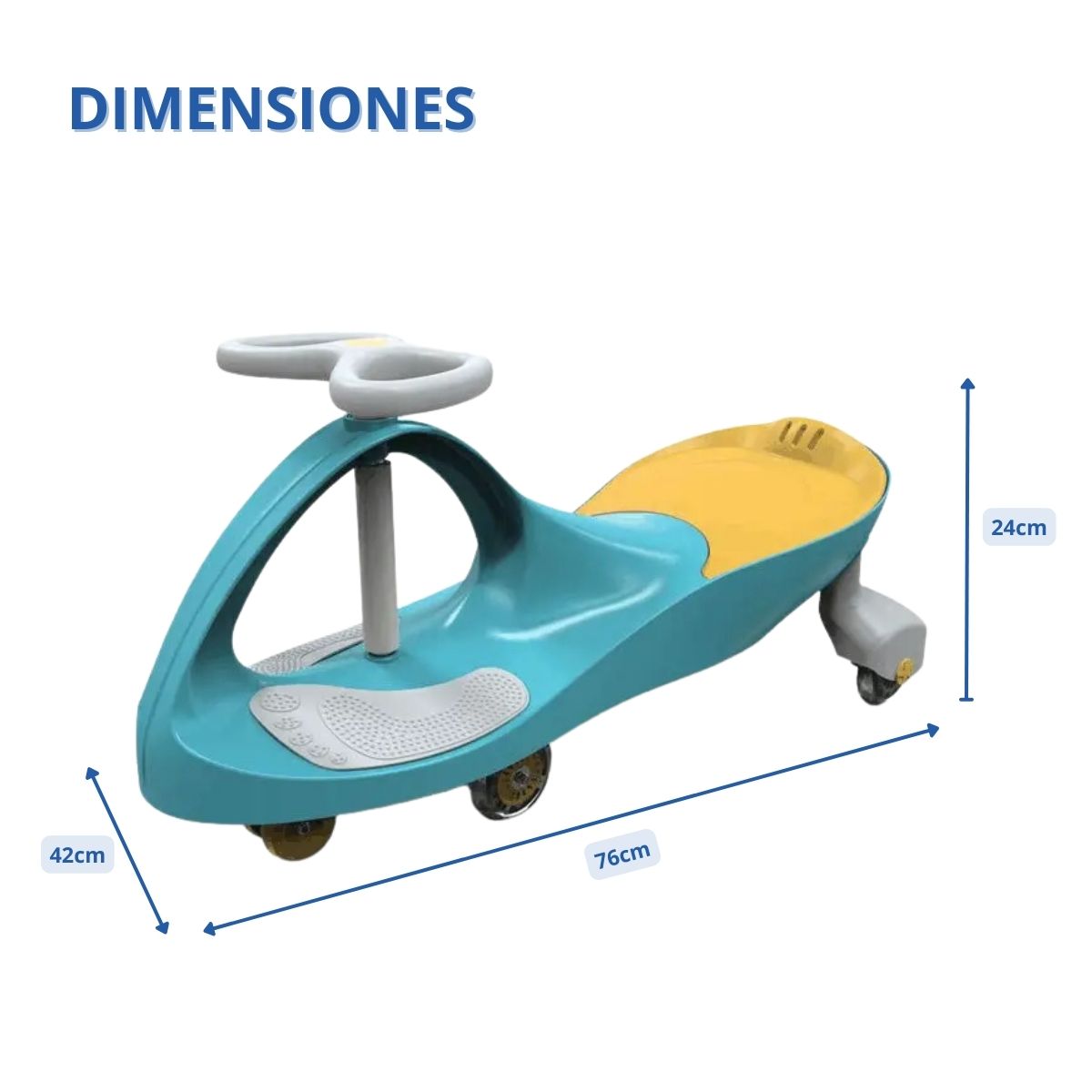 Foto 5 | Montable Yei Yei-cm01bl-wiggle Tipo Helicóptero Azul