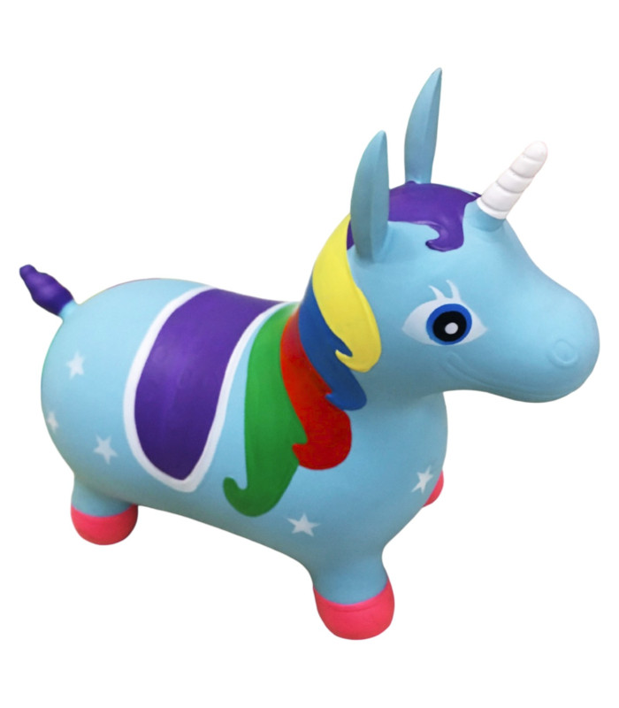 Foto 5 pulgar | Montable Inflable Saltarin Brinca Botador Animal Salto Azul para Niños