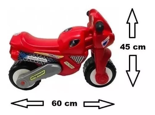 Foto 4 pulgar | Moto Montable para Niños Tick Tack Alta Resistencia Sonido