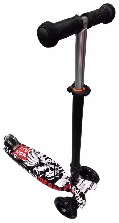 Scooter Patín Para Niños Aeiou 317 Compacto Y Ligero Negro $669