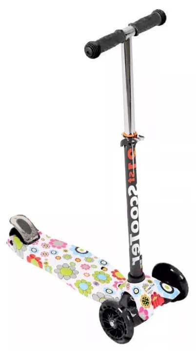 Scooter Patín Para Niños Aeiou 317 Compacto Y Ligero Verde $599