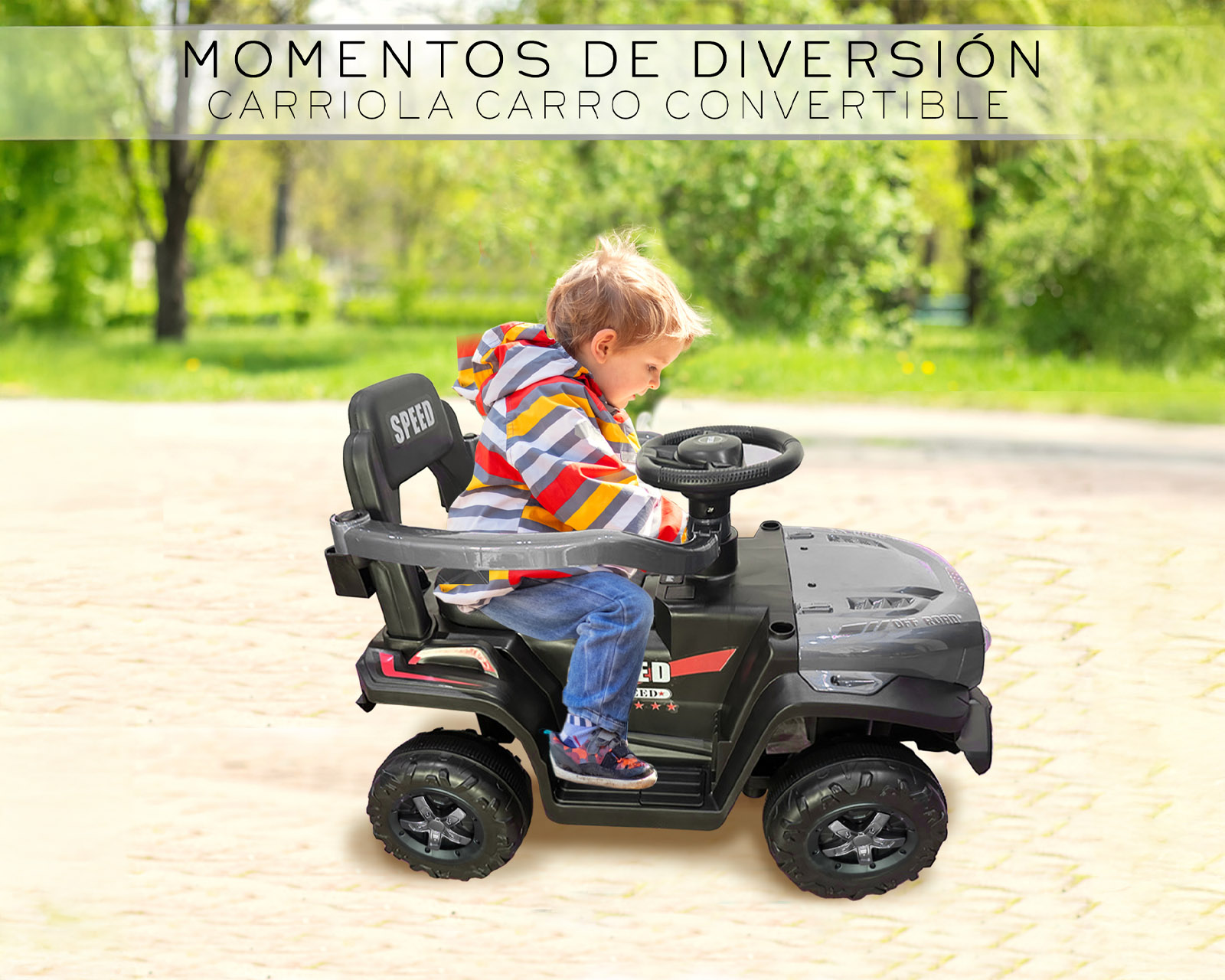 Foto 6 | Carrito Montable Infantil Push Car Para Bebé Gris