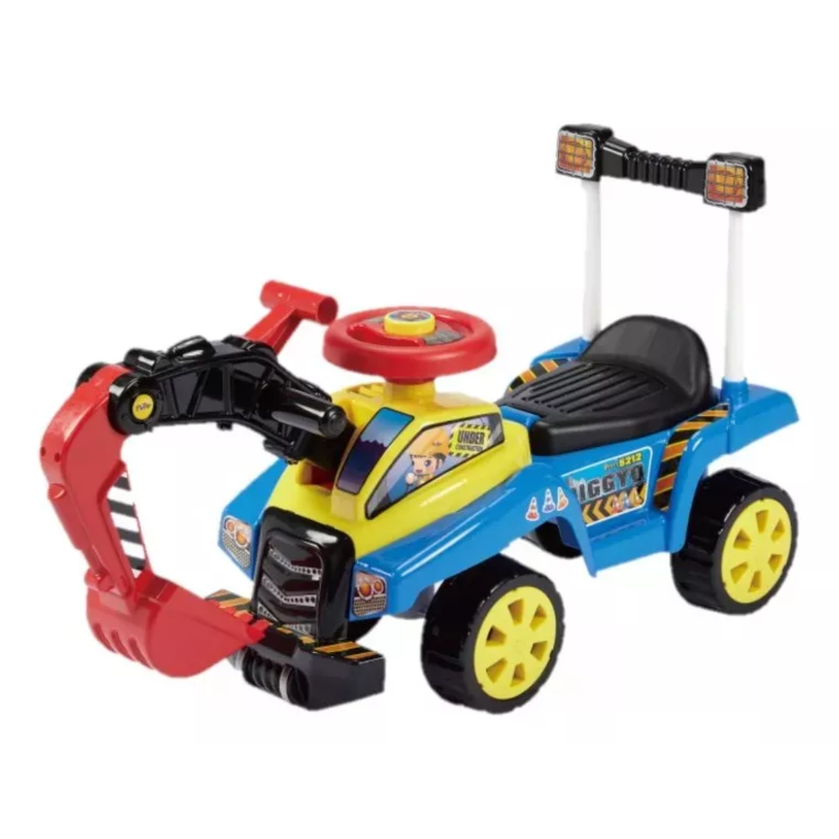Foto 2 pulgar | Carro Montable Mytek Diggyo de Excabadora con Sónido Azul