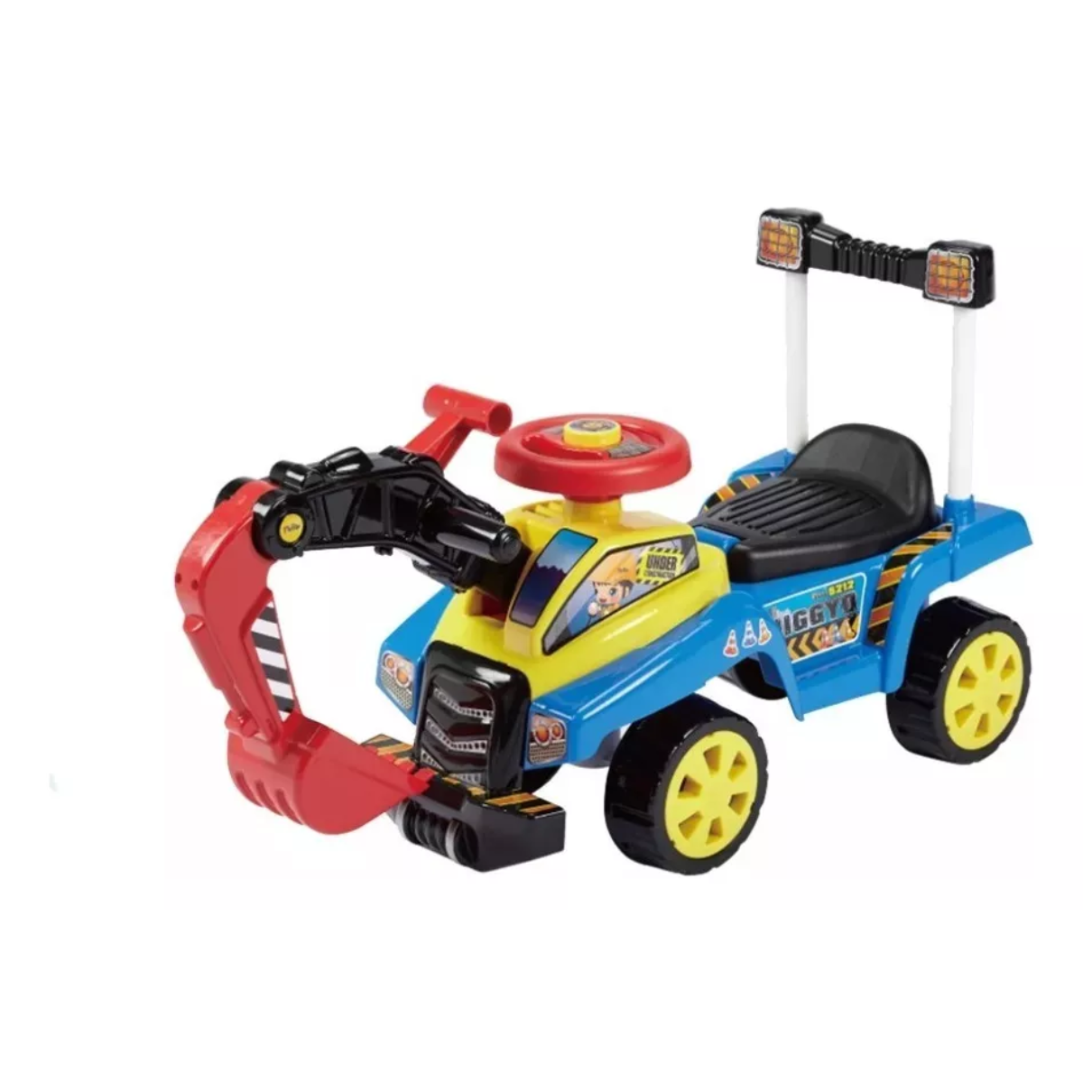 Foto 9 pulgar | Carro Montable Mytek Diggyo de Excabadora con Sónido Azul