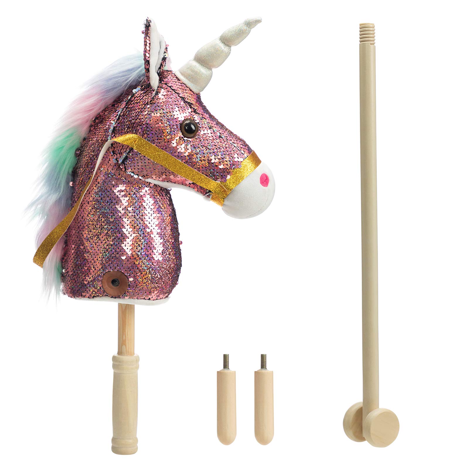 Foto 6 pulgar | Lentejuela De Peluche Con Forma De Unicornio, Diseño De Caballo, Hollyhome, Con Sonido, 91 Cm - Venta Internacional.