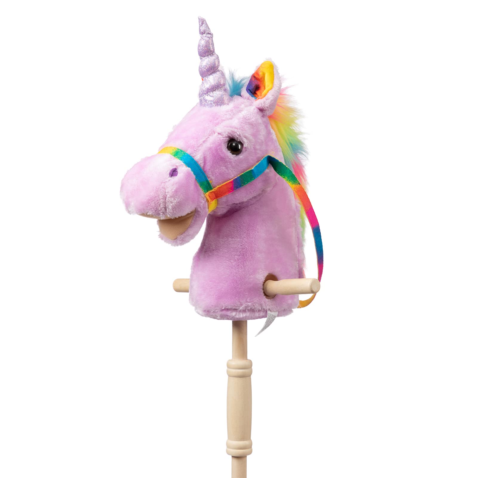 Foto 2 pulgar | Palo De Peluche Con Forma De Unicornio, Diseño De Caballo, Hollyhome, 91 Cm, Con Sonido De Relincho - Venta Internaci