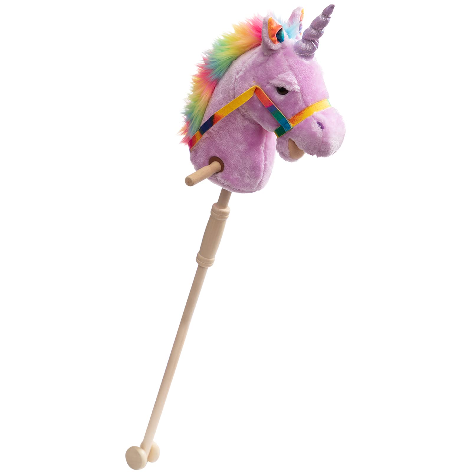 Foto 4 pulgar | Palo De Peluche Con Forma De Unicornio, Diseño De Caballo, Hollyhome, 91 Cm, Con Sonido De Relincho - Venta Internaci