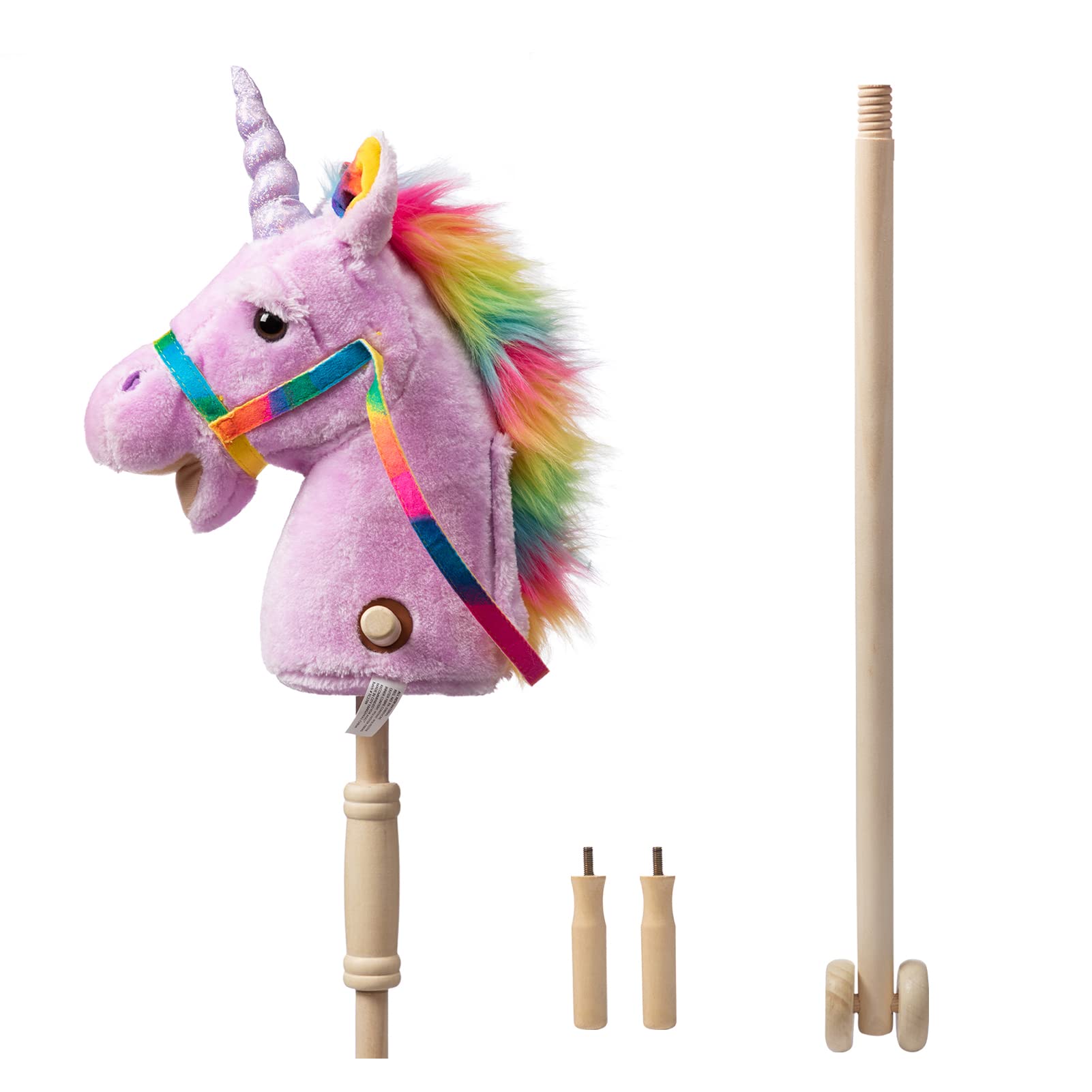 Foto 5 pulgar | Palo De Peluche Con Forma De Unicornio, Diseño De Caballo, Hollyhome, 91 Cm, Con Sonido De Relincho - Venta Internaci