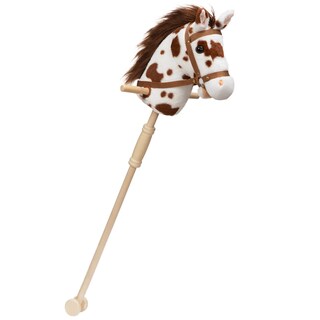 Foto 4 | Caballo De Peluche Hollyhome Outdoor Con Ruedas De Madera De 36 Pulgadas - Venta Internacional.