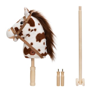 Foto 5 | Caballo De Peluche Hollyhome Outdoor Con Ruedas De Madera De 36 Pulgadas - Venta Internacional.