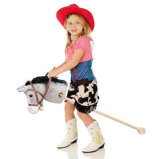 Foto 2 | Peluche Con Forma De Caballo Hollyhome Outdoor Con Sonido, 91 Cm, Color Gris - Venta Internacional.