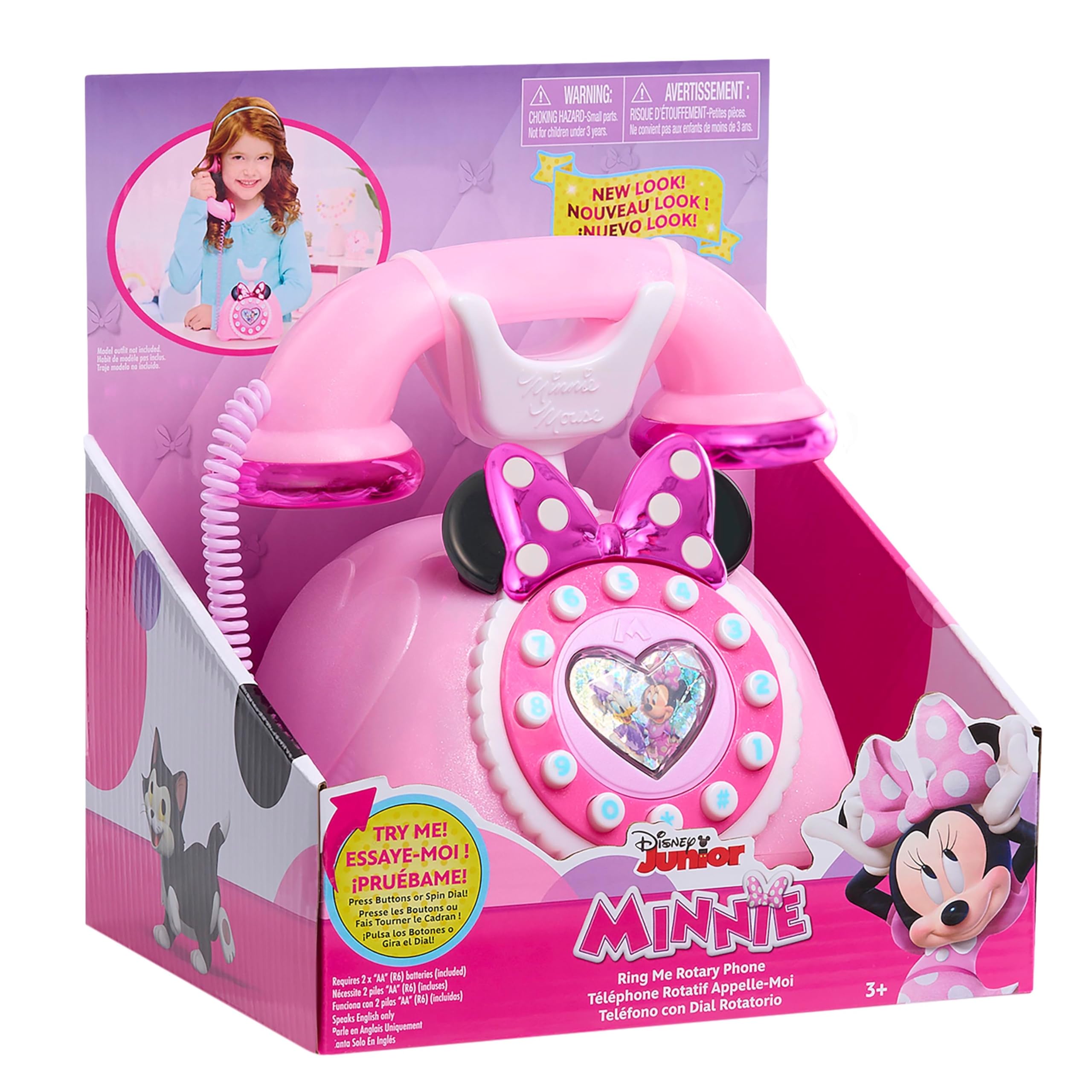 Foto 2 pulgar | Teléfono De Juguete Just Play Disney Junior Minnie Mouse Ring Me - Venta Internacional.