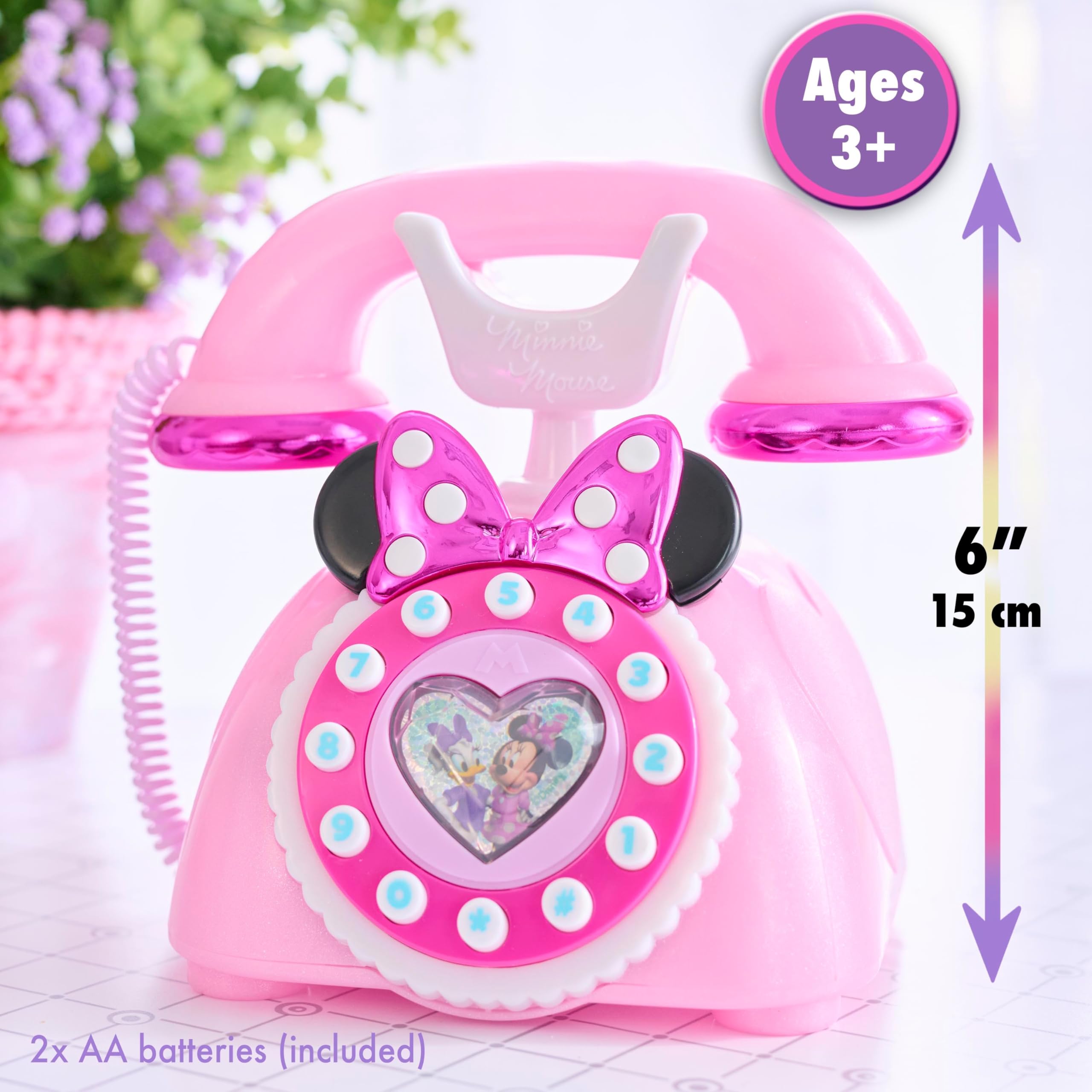 Foto 4 pulgar | Teléfono De Juguete Just Play Disney Junior Minnie Mouse Ring Me - Venta Internacional.