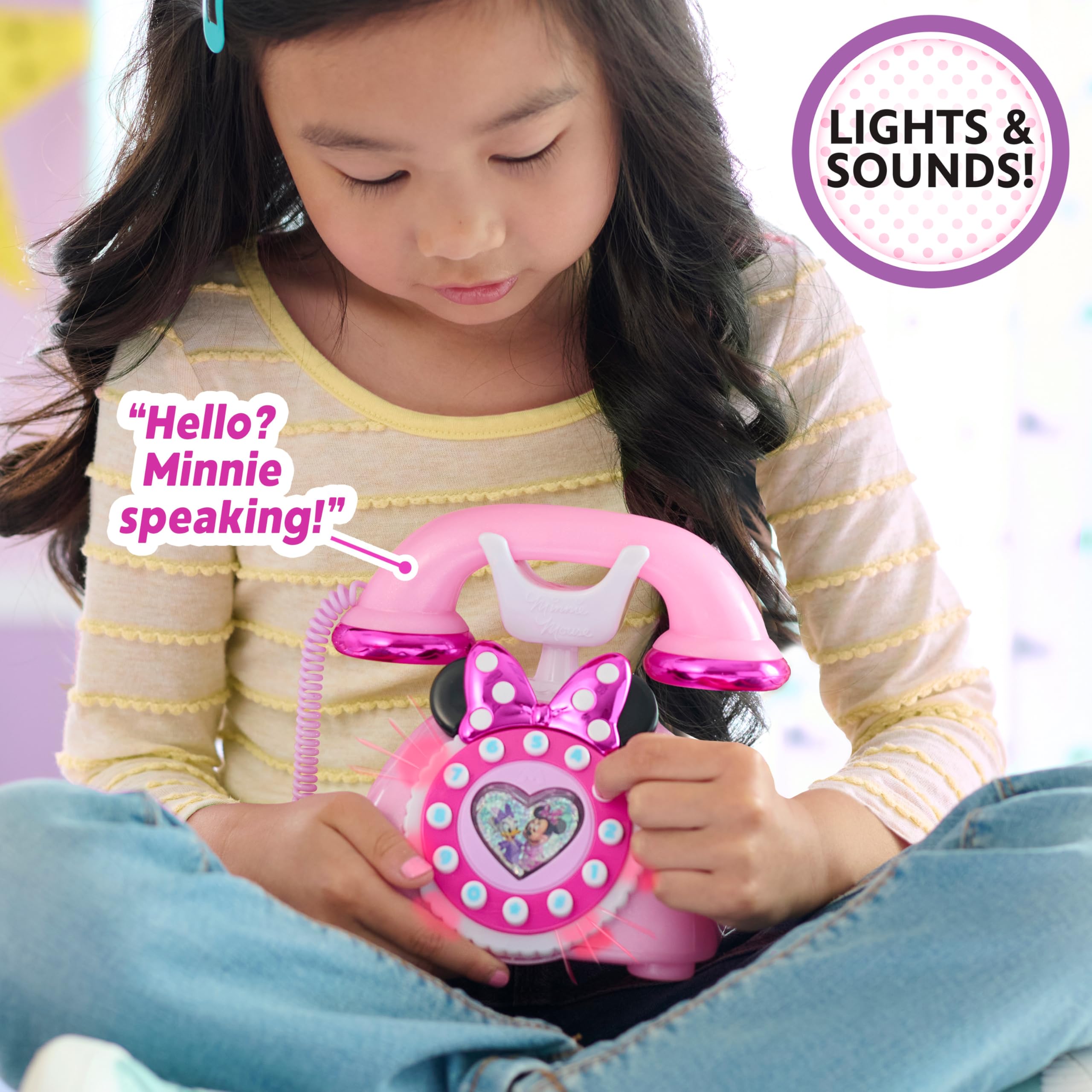 Foto 5 | Teléfono De Juguete Just Play Disney Junior Minnie Mouse Ring Me - Venta Internacional.