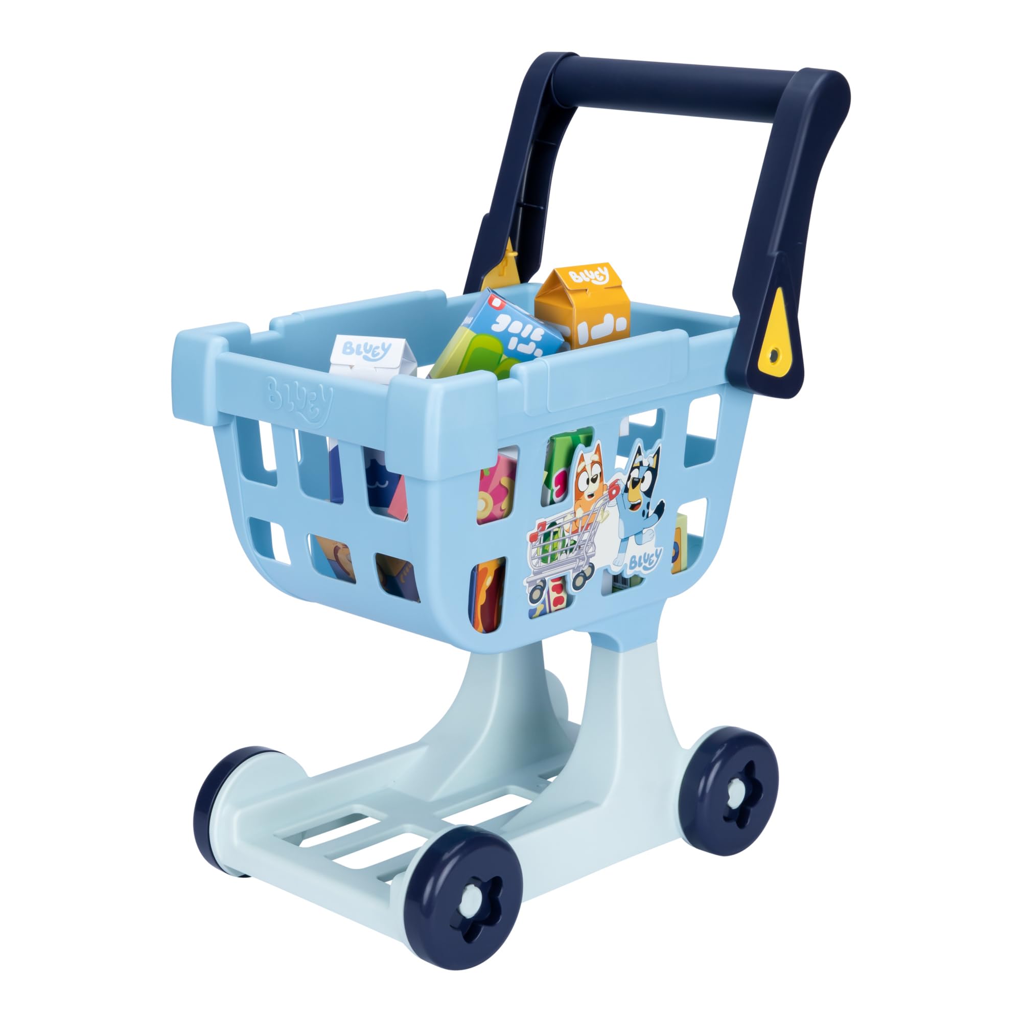 Foto 2 | Carrito De Compras Bluey Con Ruedas Que Ruedan Libremente Para Niños Pequeños - Venta Internacional.