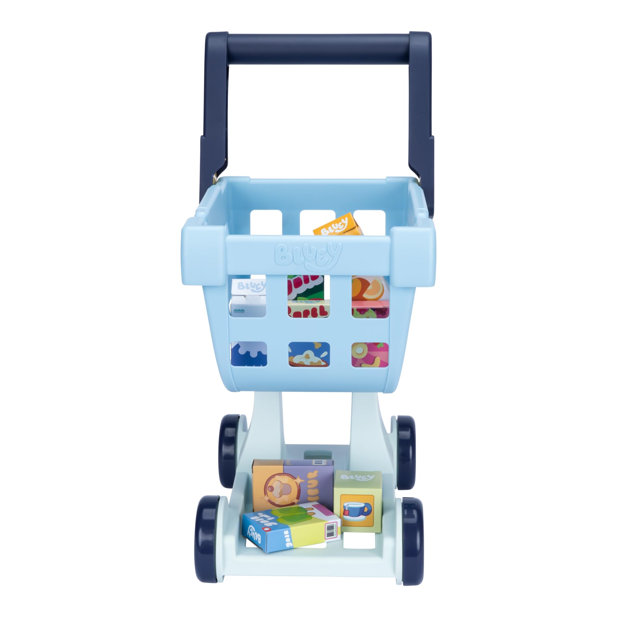 Foto 3 | Carrito De Compras Bluey Con Ruedas Que Ruedan Libremente Para Niños Pequeños - Venta Internacional.
