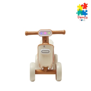 Foto 2 | Montable de Impulso Baby Triciclo Denco Toys Café Música Luces Led Compartimento Bajo el Asiento para Almacenamiento