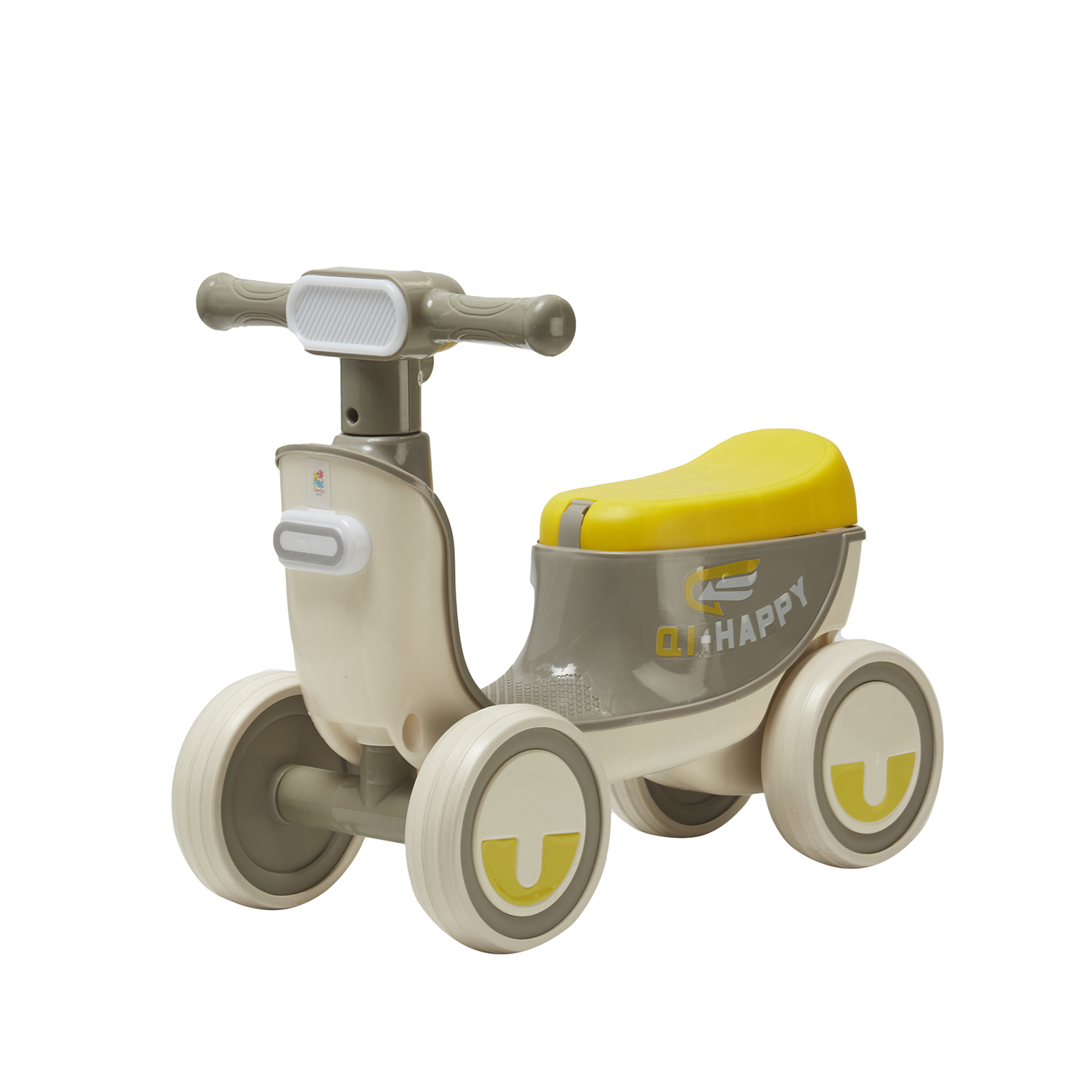 Foto 1 | Montable de Impulso Baby Triciclo Denco Toys Gris Música Luces Led Compartimento Bajo el Asiento para Almacenamiento