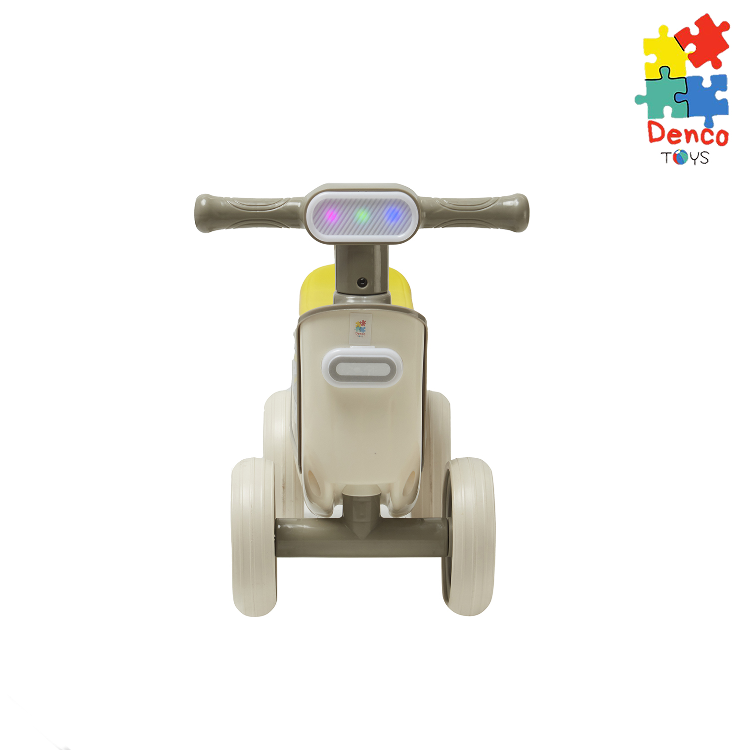 Foto 3 pulgar | Montable de Impulso Baby Triciclo Denco Toys Gris Música Luces Led Compartimento Bajo el Asiento para Almacenamiento