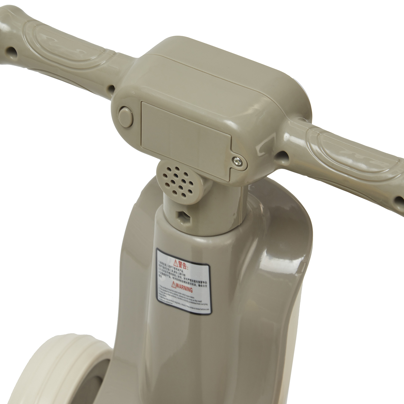 Foto 4 | Montable de Impulso Baby Triciclo Denco Toys Gris Música Luces Led Compartimento Bajo el Asiento para Almacenamiento