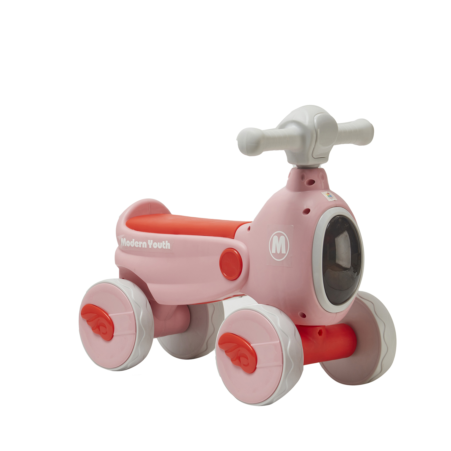 Foto 2 pulgar | Montable de Impulso Baby Triciclo ''s'' Denco Toys Rosa Música Luces Led